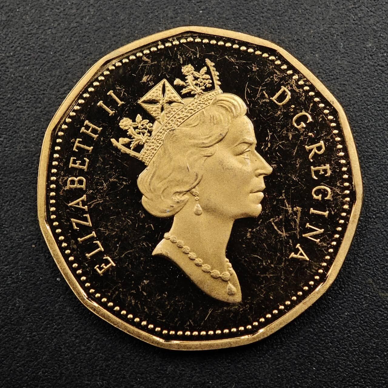 【淘币小摊】实时拍第八百七十二拍   散币银币场    每周一统一发货 加拿大1992年建国125周年1元精制铜币2