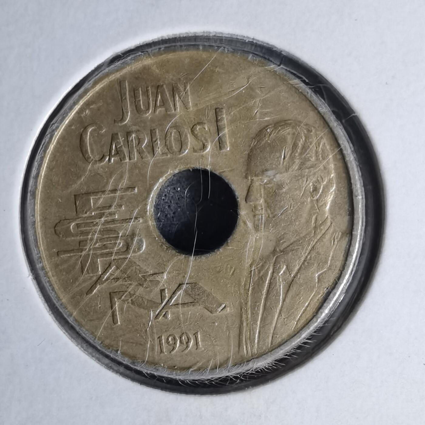 沼泽如烟--第1007场 西班牙25比塞塔纪念币