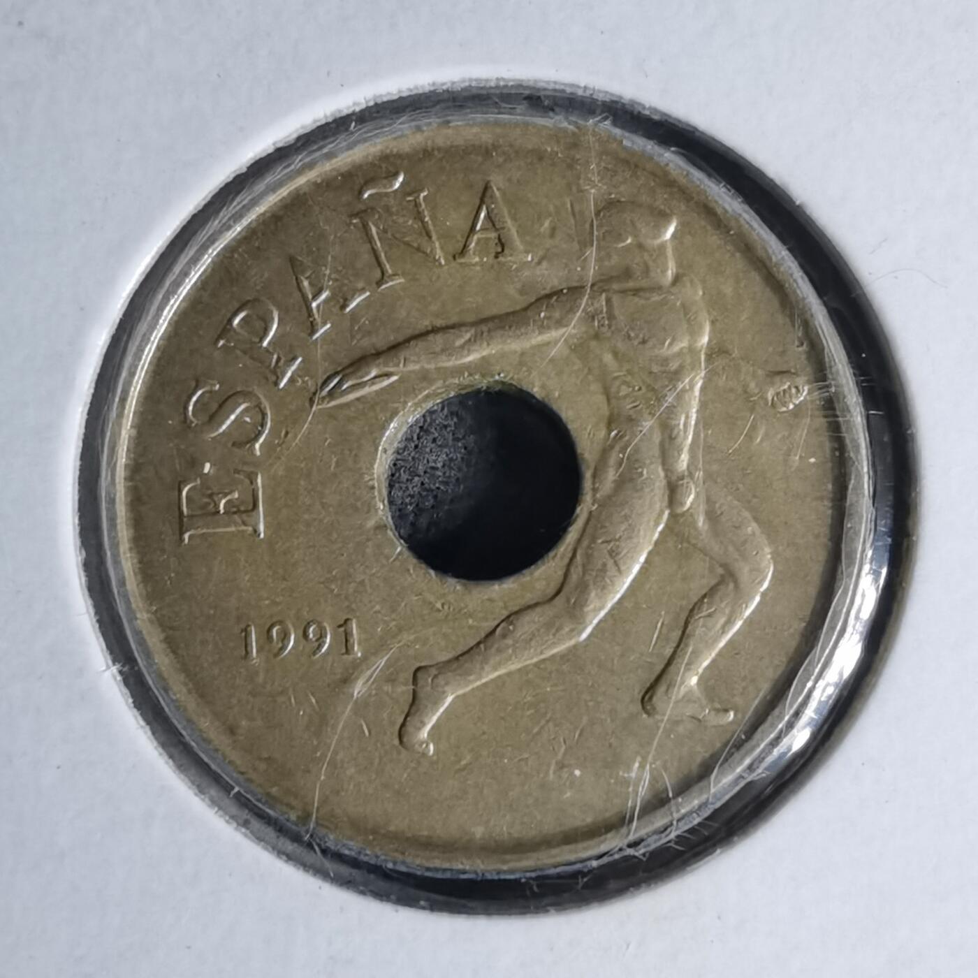 沼泽如烟--第1007场 西班牙25比塞塔纪念币