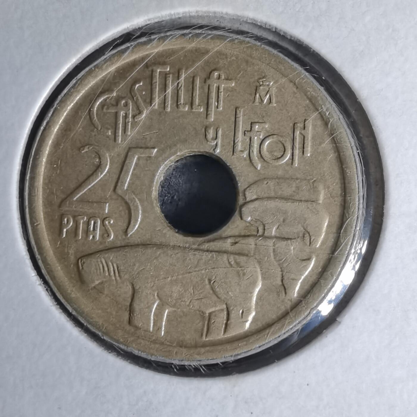 沼泽如烟--第1007场 西班牙25比塞塔纪念币