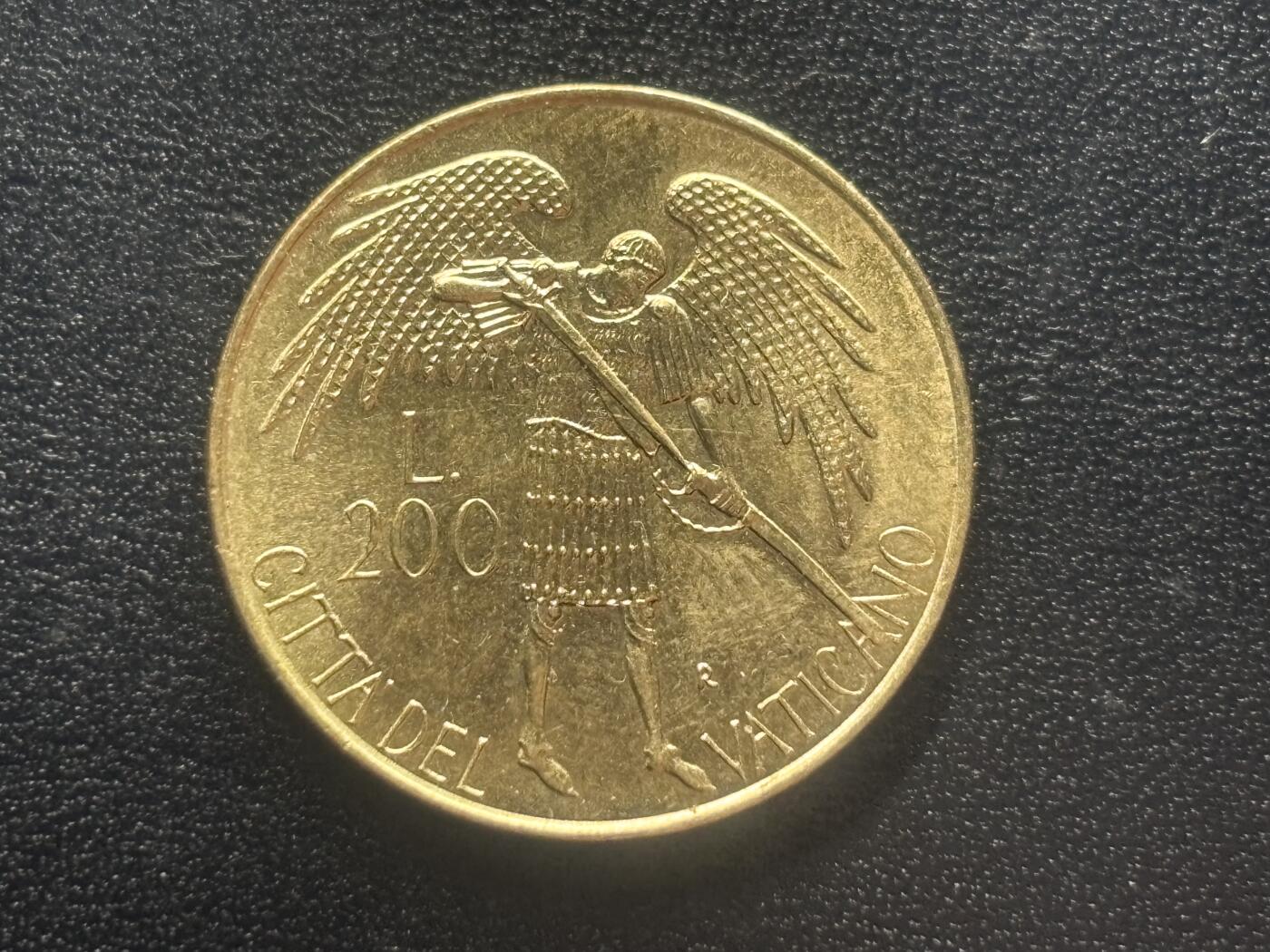 邮泉阁限时拍卖第四十二场（硬币在国外。请付邮费6元。） 梵蒂冈1986年200里拉