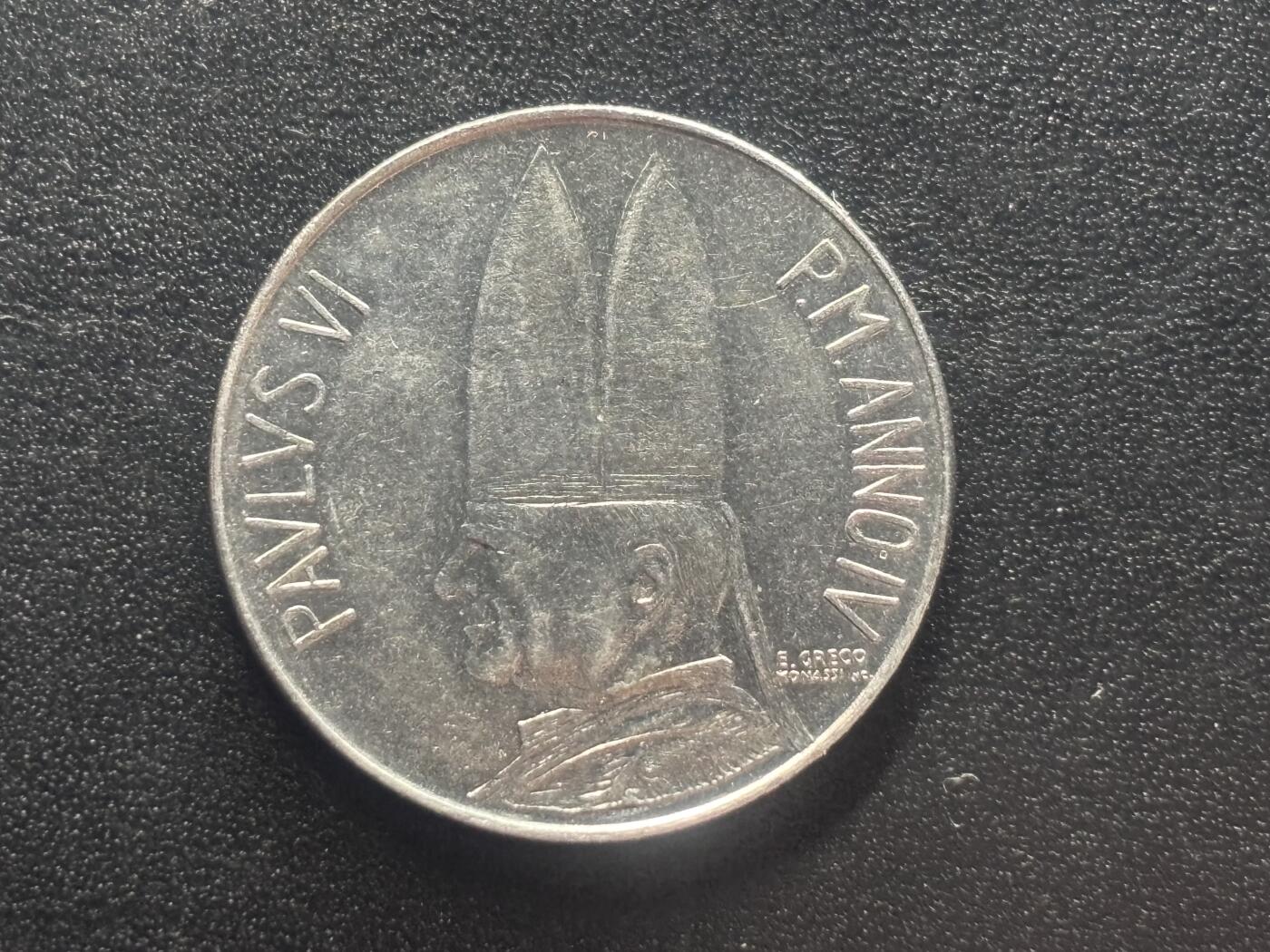 邮泉阁限时拍卖第四十二场（硬币在国外。请付邮费6元。） 梵蒂冈1966年100里拉