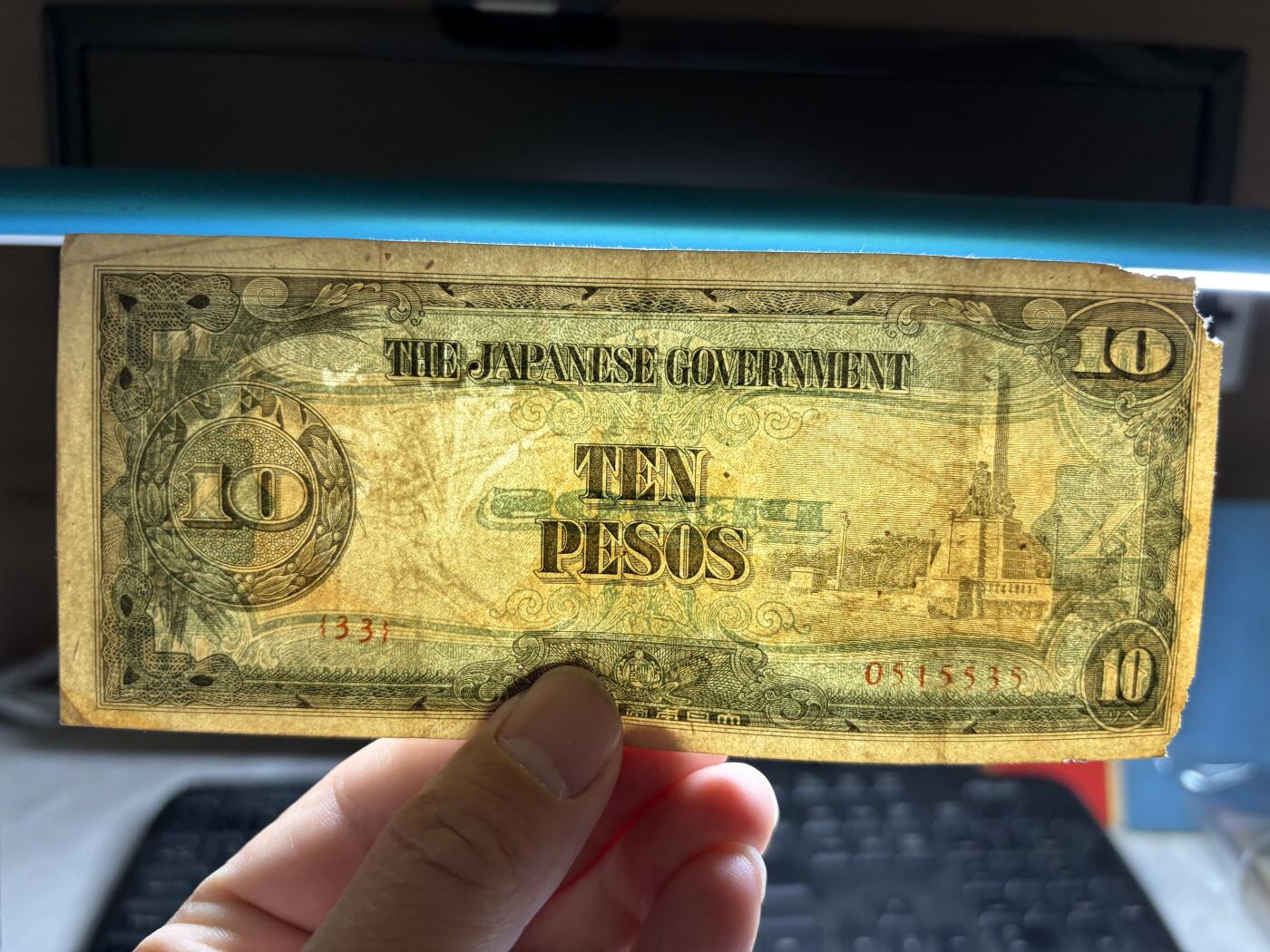 2026年集古藏今外币拍卖第二期-第10场—（总第310拍-纸币专场），本期拍完结算一次，发货时间2-3天，休息几天后继续新的一期拍卖。 日占菲律宾10比索