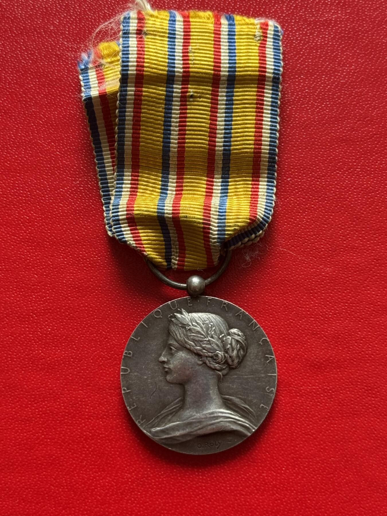 云宸嘉赏-勋臻精藏⭐️年后精品专拍场次🎖 法兰西第三共和国 银质消防员荣誉奖章（罗蒂版）