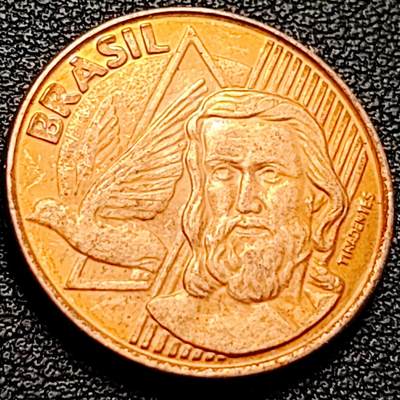 泉币菌-第204场-元宵节专场 本场拍品多 请提前出价 - 巴西5分 人物硬币 22毫米 铜钱纪念币