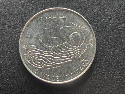 邮泉阁限时拍卖第四十二场（硬币在国外。请付邮费6元。） - 梵蒂冈1969年100里拉