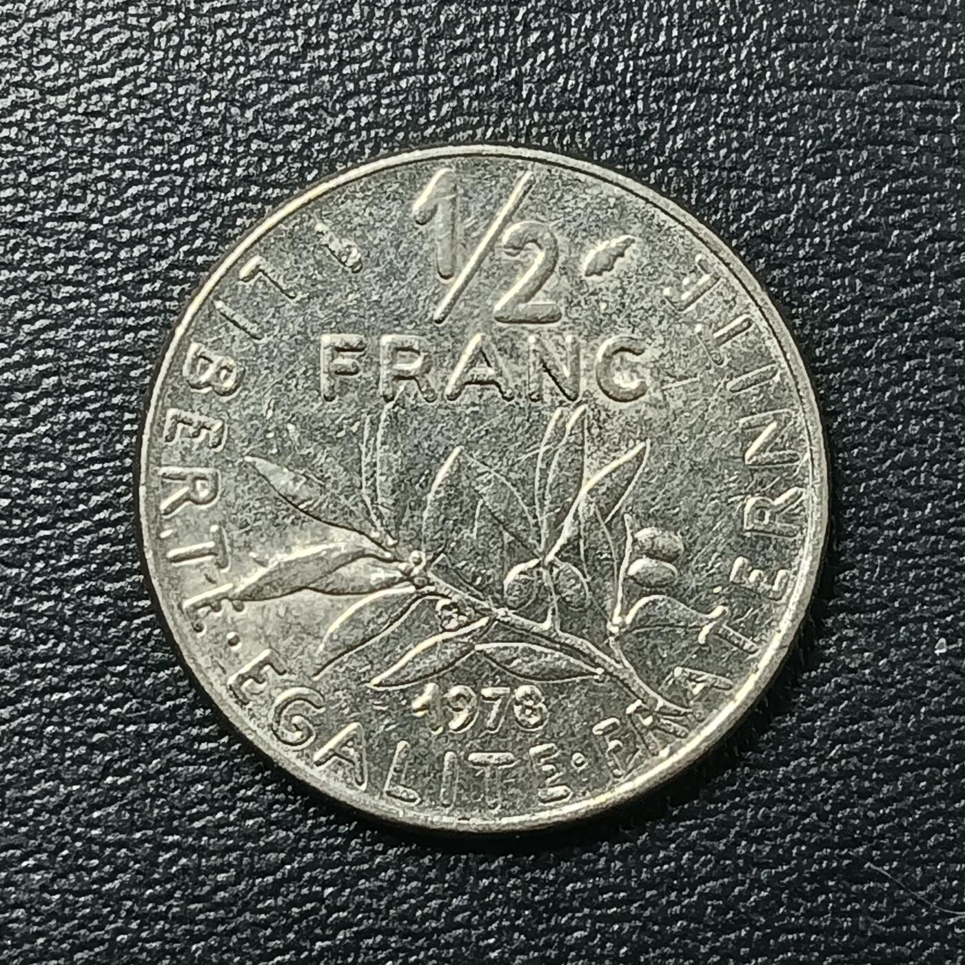 逸泉钱币2026A年十七场历代古钱世界纸钞纪念币钱币专场A2575-3175  29-68 2695 法国播种女神1/2法郎