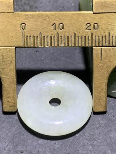 天然A货糯种翡翠平安扣吊坠一个！ 天然A货糯种翡翠平安扣吊坠一个！