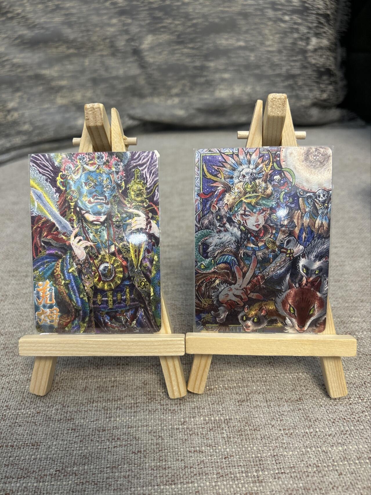 喜灰玩卡拍卖第五期，接拍品0佣金，欢迎送拍，释放现金流，让自己有资金可以购买更多喜欢的卡牌，让别的卡友能淘到更多心仪的卡牌 卡萃 李尊奇老师绘 萨满 羌姆