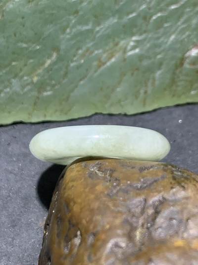 天然A货糯种翡翠平安扣吊坠一个！ 天然A货糯种翡翠平安扣吊坠一个！