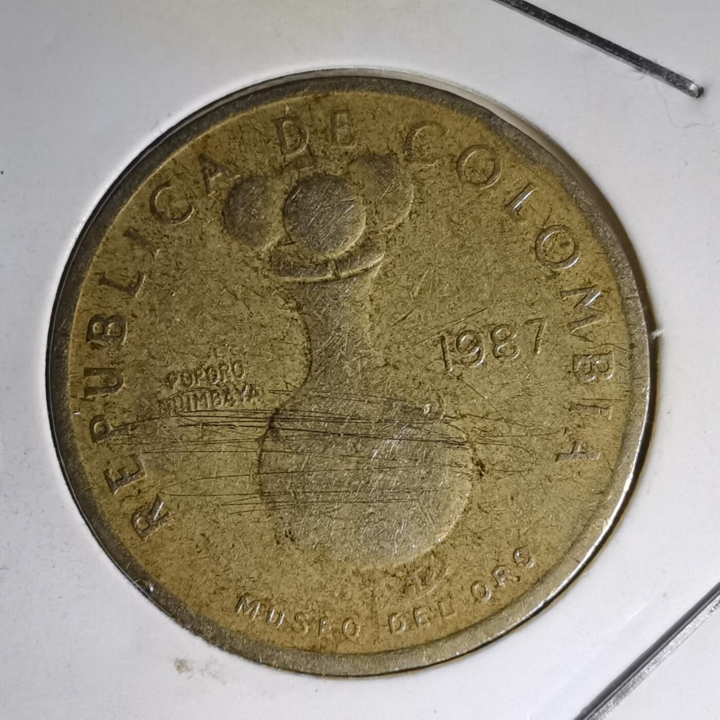 沼泽如烟--第1007场 哥伦比亚1987年20比索