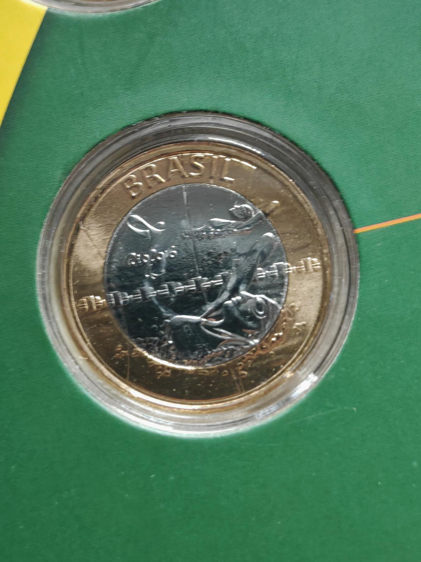 2016年巴西里约奥运会纪念币4枚 原装原封 带证书