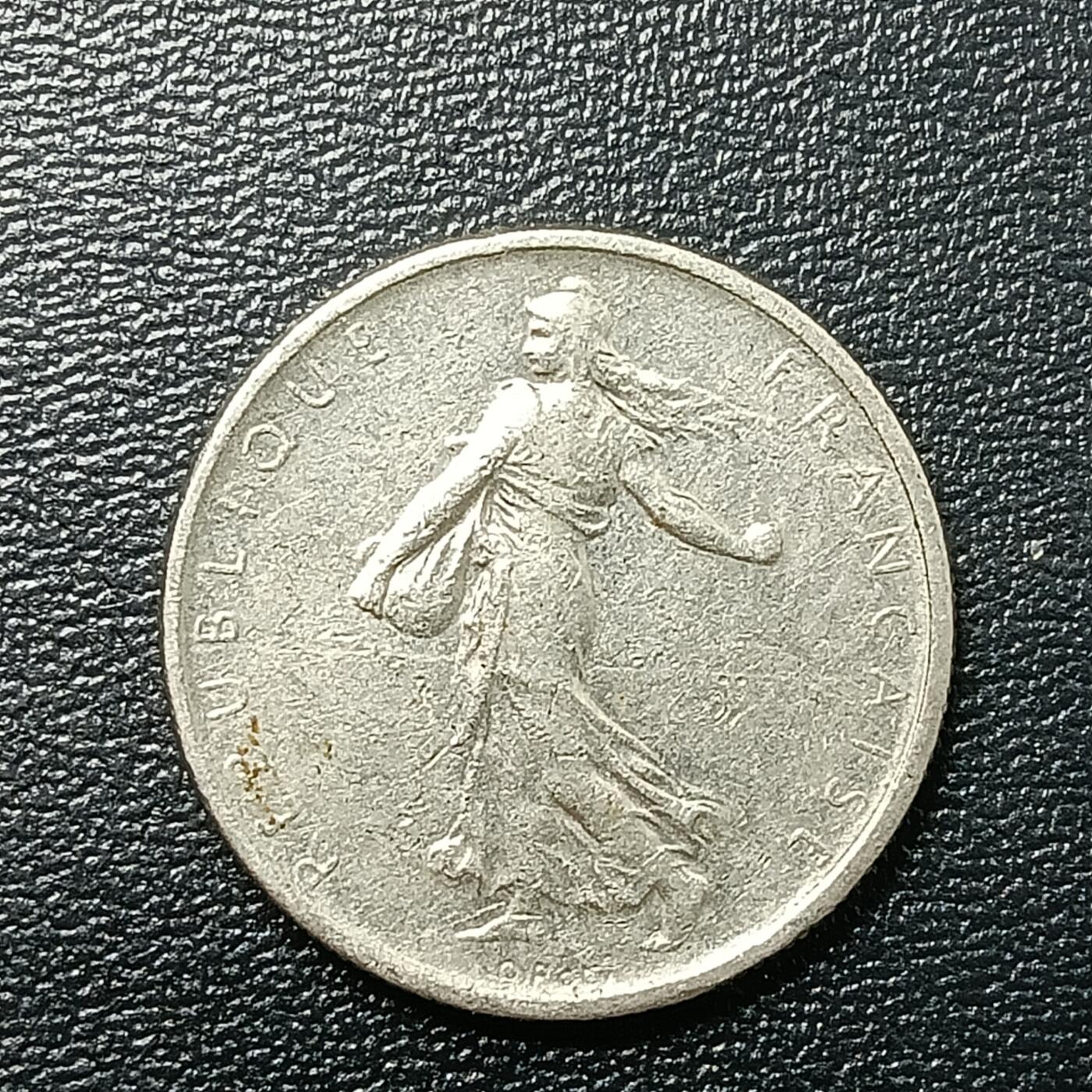 逸泉钱币2026A年十七场历代古钱世界纸钞纪念币钱币专场A2575-3175  29-68 2697 法国1/2法郎播种女神