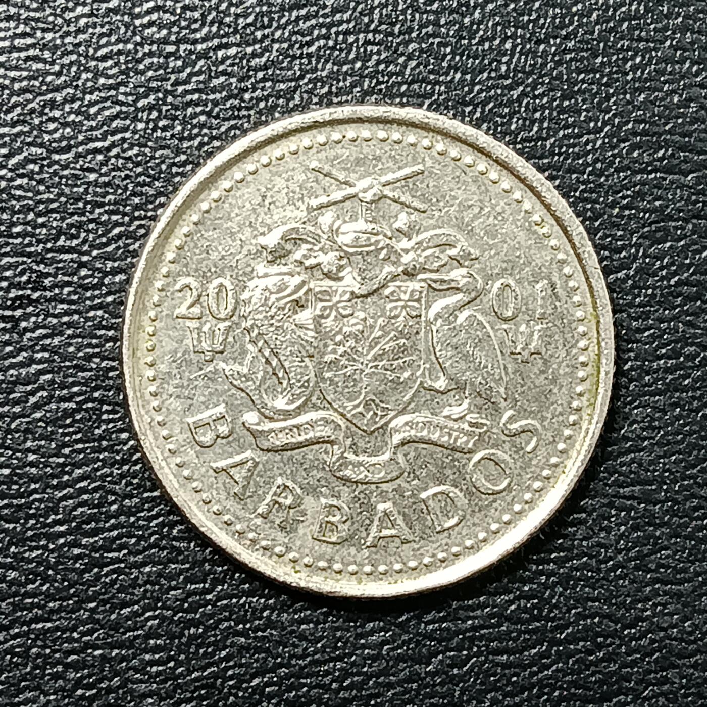 逸泉钱币2026A年十七场历代古钱世界纸钞纪念币钱币专场A2575-3175  29-68 2827 巴巴多斯10分硬币