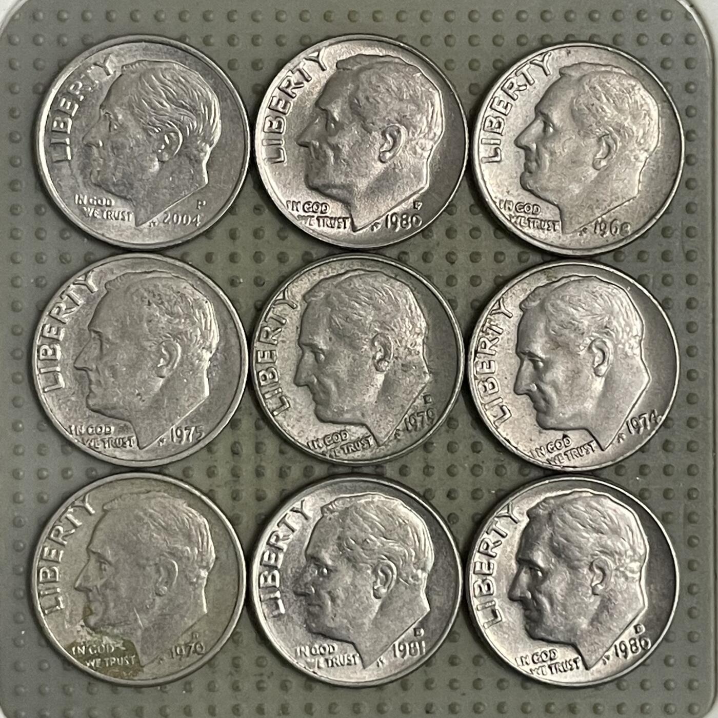 2026年第29场各国散币拍卖（总第179场） 美国10美分9枚