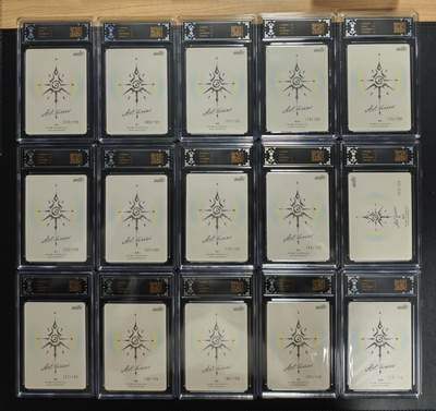 天玑星卡拍第176期《3.5周四截拍》持续收拍收评中 满赠卡需备注 焱卡文化 Art系列 毒瘤 限编199 CCG9.5八张+CCG9三张+CCG10四张 十五张 一套