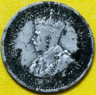 文馨钱币收藏第 295 场，（元宵场）各种银币散币纪念章，长期接代拍业务 - 1935 年英属香港 5 仙，乔治五世关门版独年份