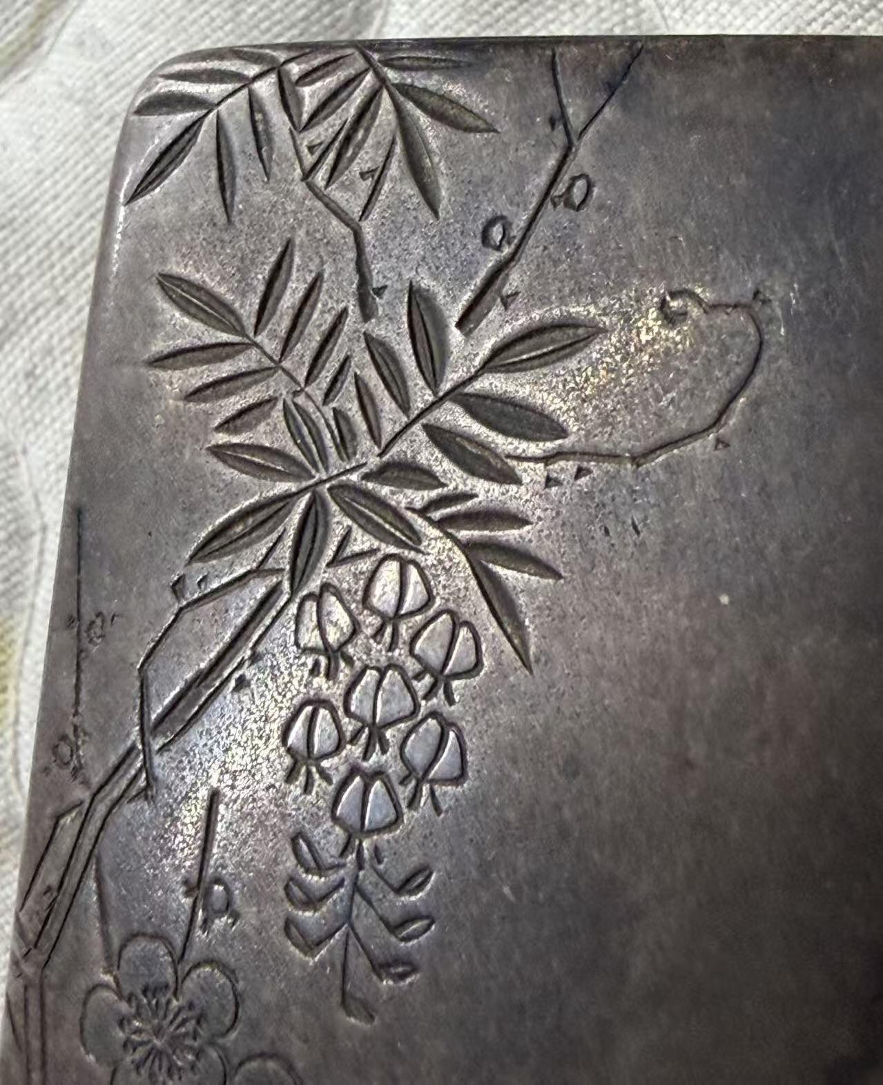 海外回流精品专场 3.7 名家银器宫本造精工银盒