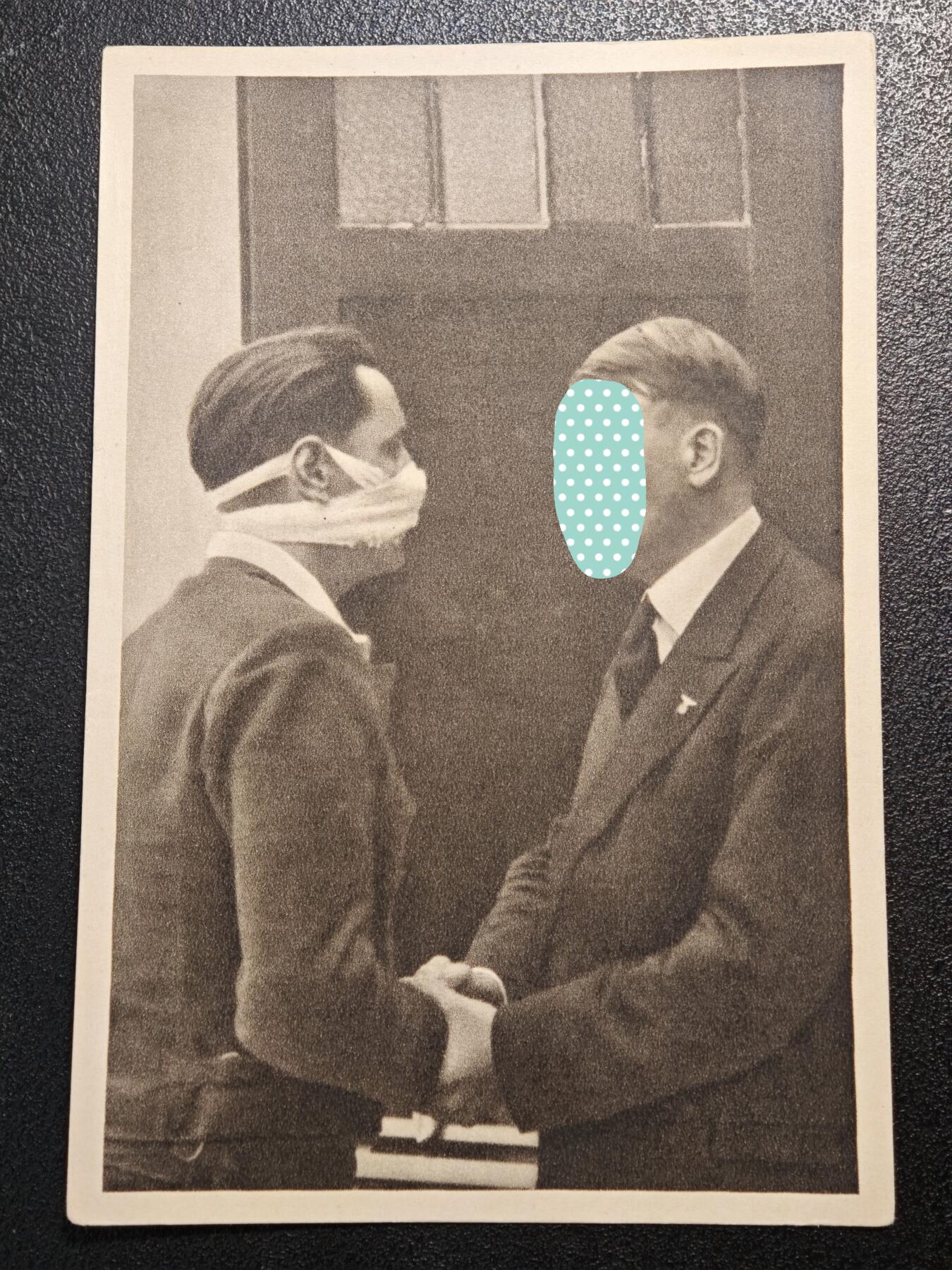 【德藏】世界币章拍卖第166期（拍品征集中~欢迎藏友联系） 德国民族社会主义工人党早期大尺寸宣传张 尺寸约：120mm×79.5mm (原图请联系客服)