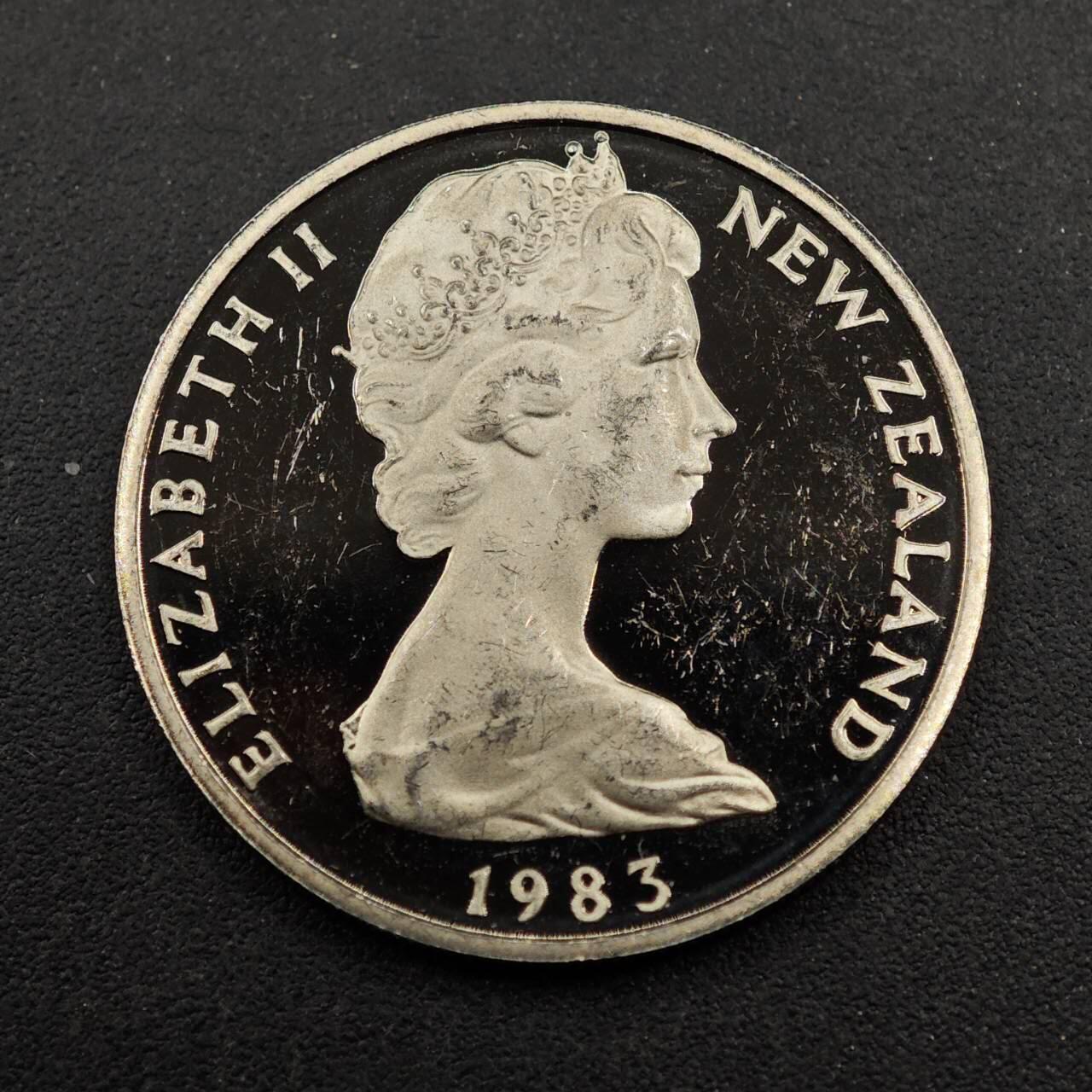 【淘币小摊】实时拍第八百七十二拍   散币银币场    每周一统一发货 新西兰1983年10分精制镍币3