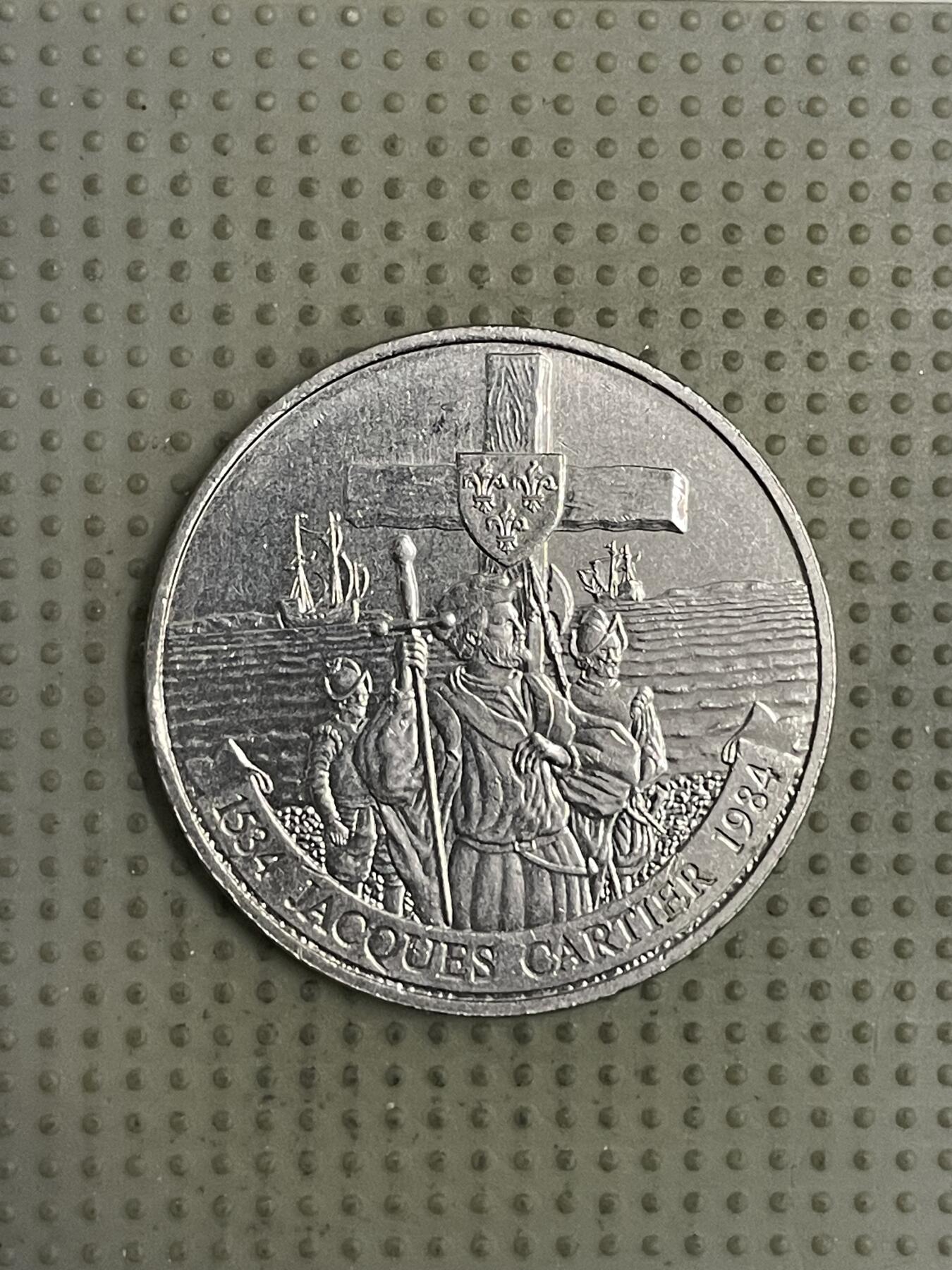 2026年第29场各国散币拍卖（总第179场） 加拿大1984年法裔探险家登陆450周年1元纪念币