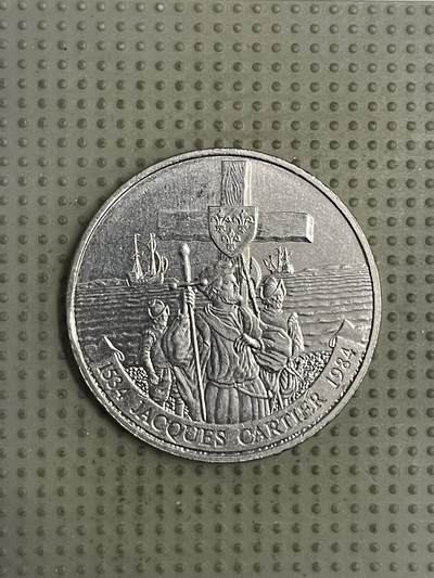 2026年第29场各国散币拍卖（总第179场） - 加拿大1984年法裔探险家登陆450周年1元纪念币