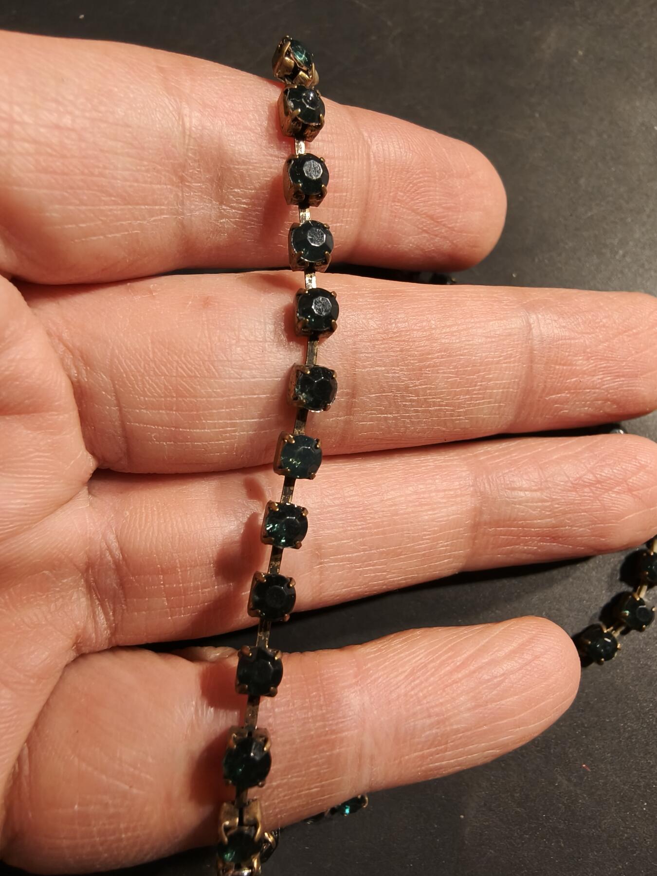 老王徽章第185期 法国嵌宝手链