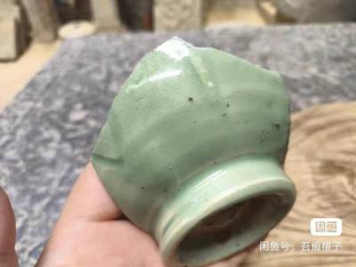 龙泉窑梅子青瓷片标本 龙泉窑梅子青瓷片标本