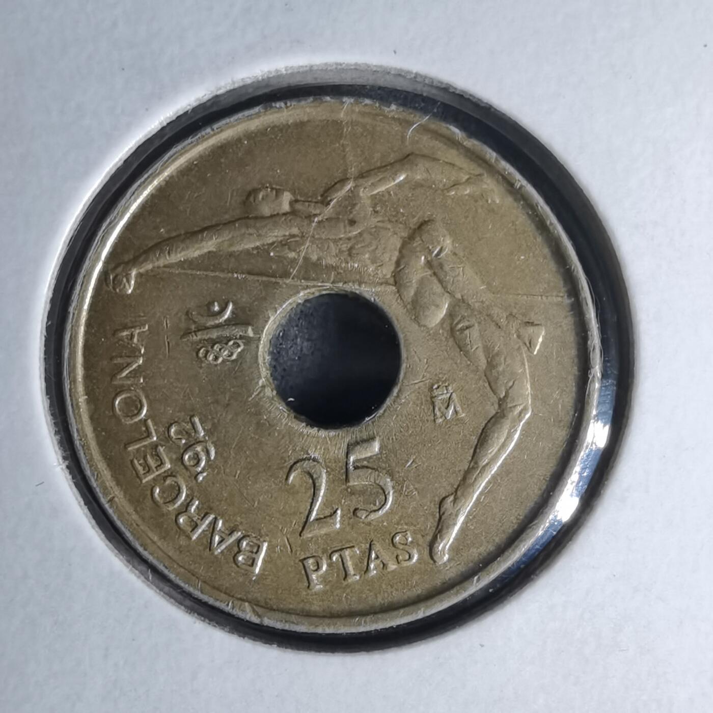 沼泽如烟--第1007场 西班牙25比塞塔纪念币