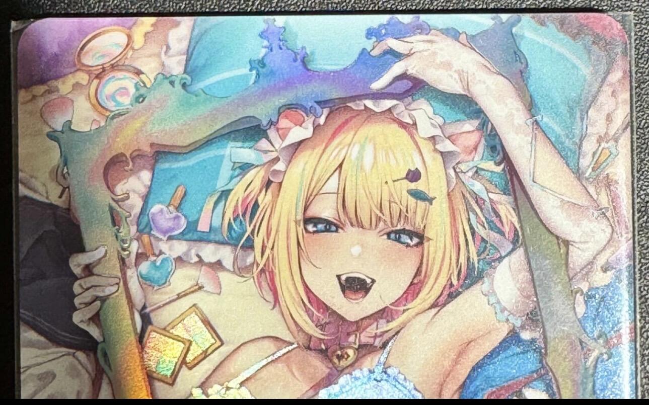 NO.25.5 好又多妹卡大赏，新店点关注不迷路！每周一站式配齐，方便凑单！（周6晚9点截拍，卖家送拍0抽成！） 玩卡秀 艺术卡 相框少女 1张 彩闪