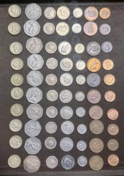 北京马甸外国币专卖第148期，外国币，中国早期纪念币专场，陆续上拍，欢迎关注 - 英国小套10套，流通品