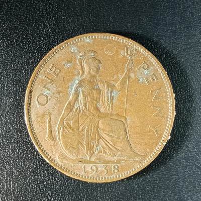 逸泉钱币2026A年十七场历代古钱世界纸钞纪念币钱币专场A2575-3175  29-68 - 2594 英国一便士