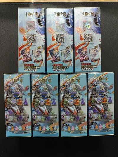 天玑星卡拍第174期《3.2周一截拍》持续收拍收评中 满赠卡需备注 卡游三国 逐鹿中原 迷你橡皮人偶-将星集 七盒未拆封