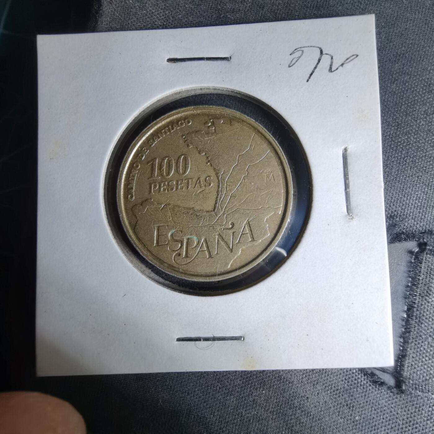 沼泽如烟--第1007场 西班牙100比塞塔纪念币