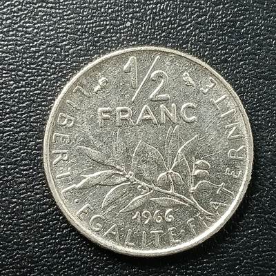 逸泉钱币2026A年十七场历代古钱世界纸钞纪念币钱币专场A2575-3175  29-68 - 2784 法国1/2法郎