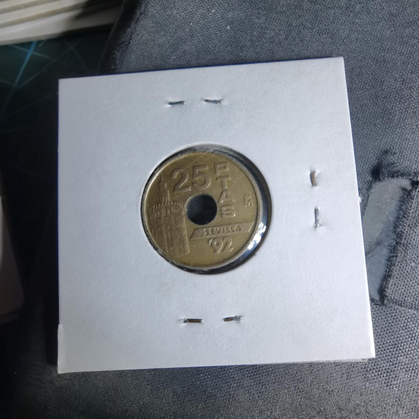 沼泽如烟--第1007场 西班牙25比塞塔纪念币