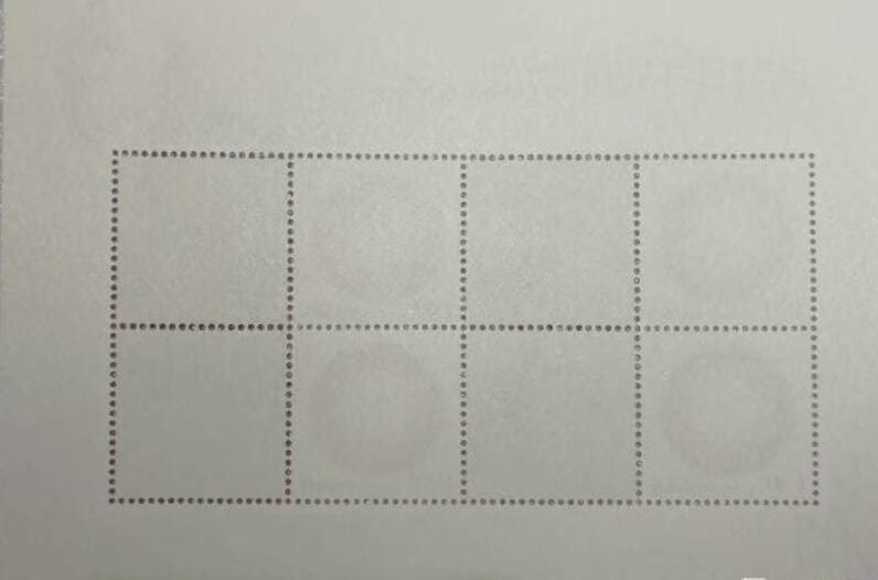 “琴棋书画”小版1套2张。