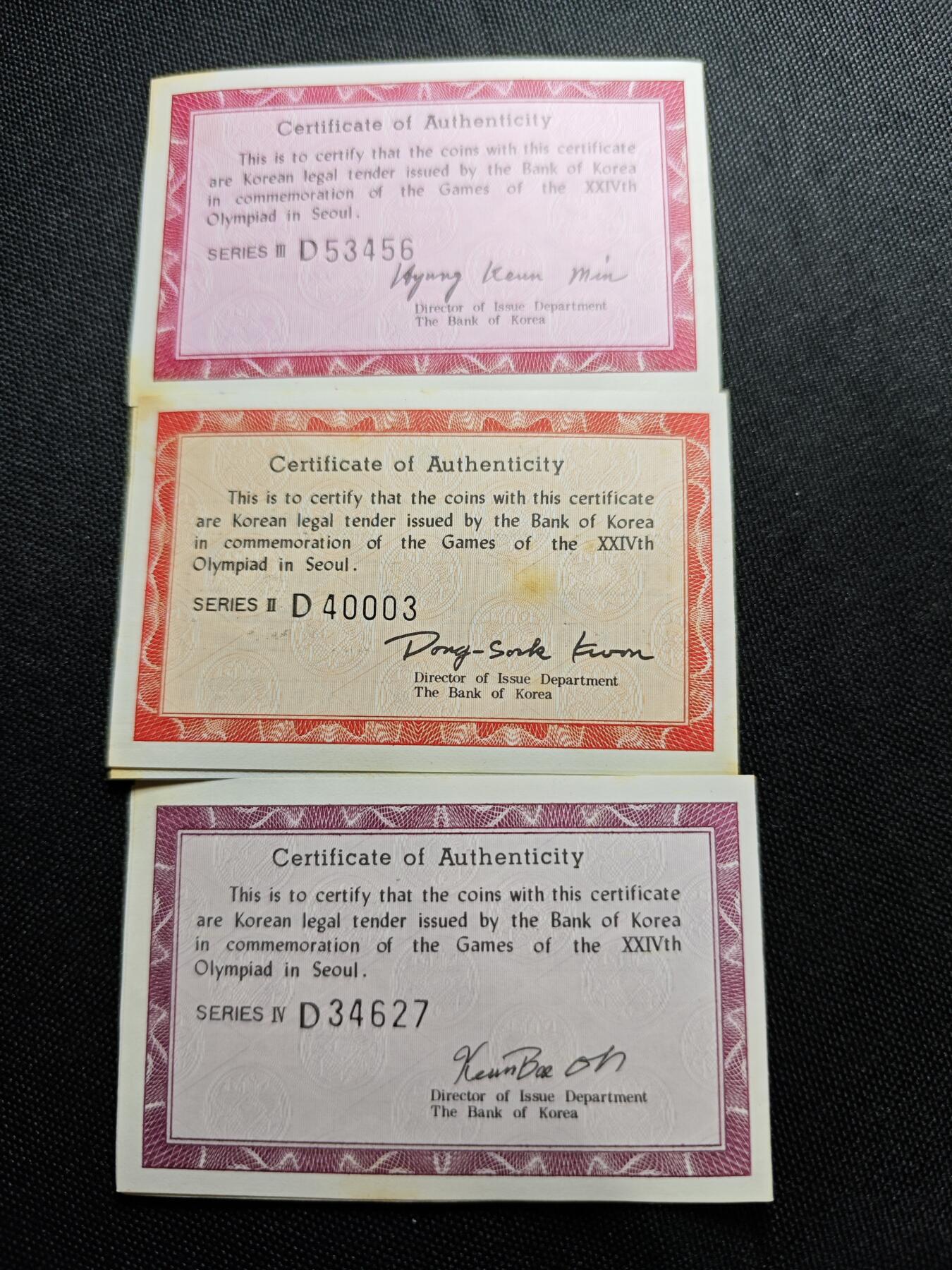 KK钱币收藏小铺   套币 批量/好品散币专场 2月预留时间 周末发货  韩国精制套币 含6枚精制纪念币 盒证齐全