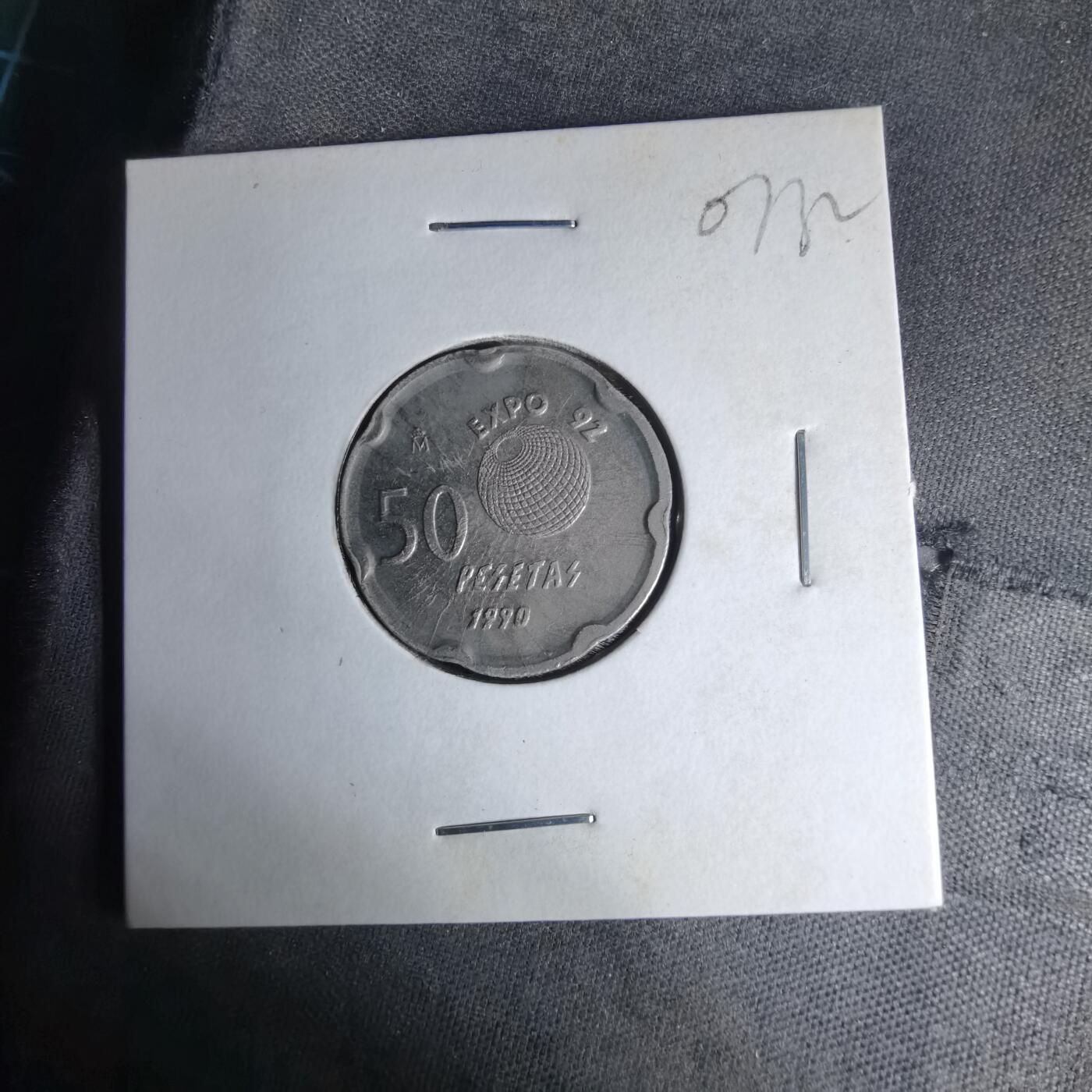 沼泽如烟--第1007场 西班牙50比塞塔纪念币