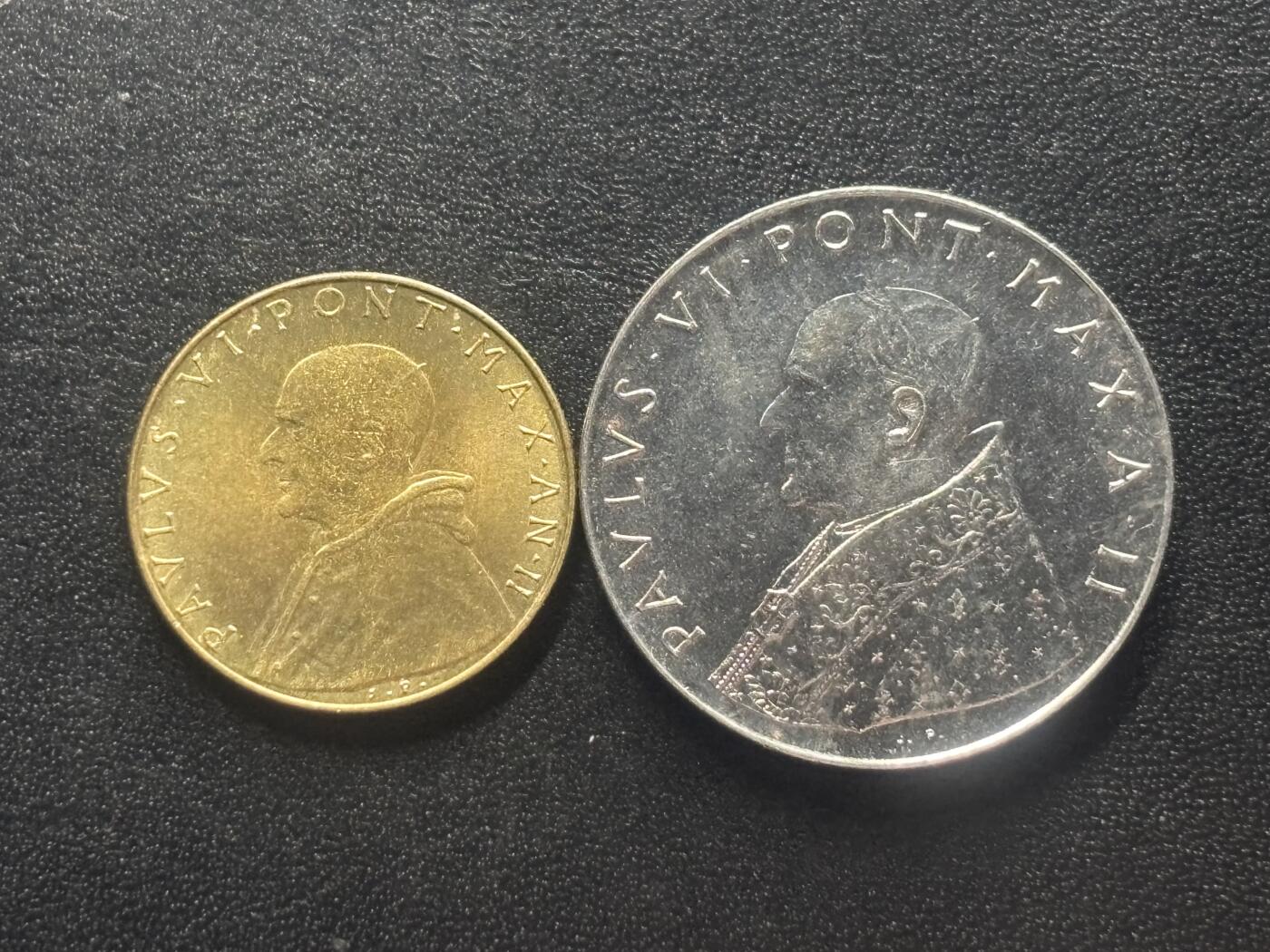 邮泉阁限时拍卖第四十二场（硬币在国外。请付邮费6元。） 梵蒂冈1964年2枚