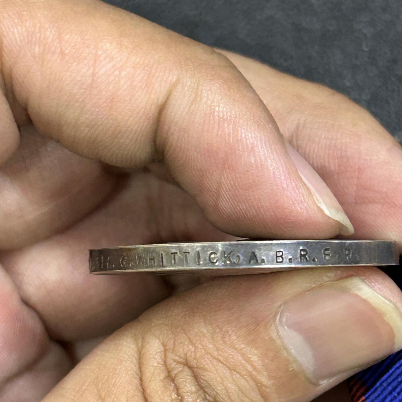 西秦中古拍卖第七十九期  英国皇家海军预备舰队奖章 银制 乔治六世版