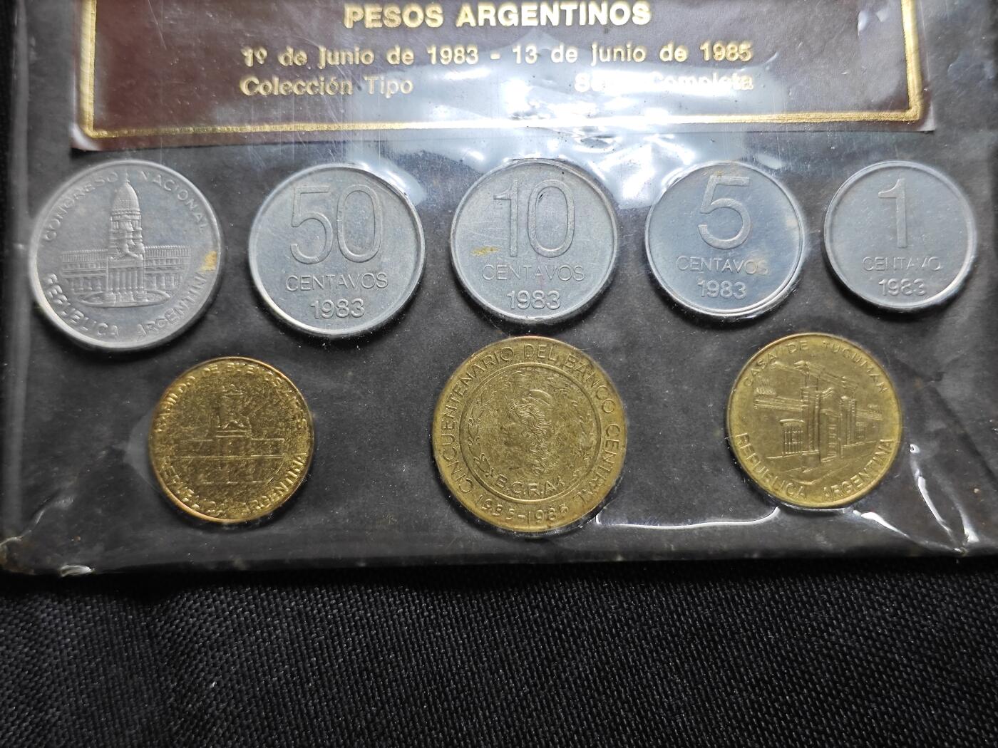 KK钱币收藏小铺   套币 批量/好品散币专场 2月预留时间 周末发货  阿根廷大小面值套币 