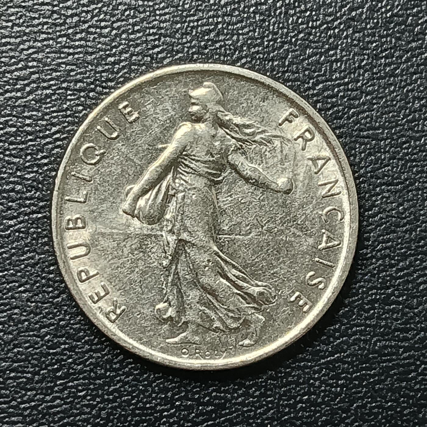 逸泉钱币2026A年十七场历代古钱世界纸钞纪念币钱币专场A2575-3175  29-68 2698 法国1/2法郎播种女神