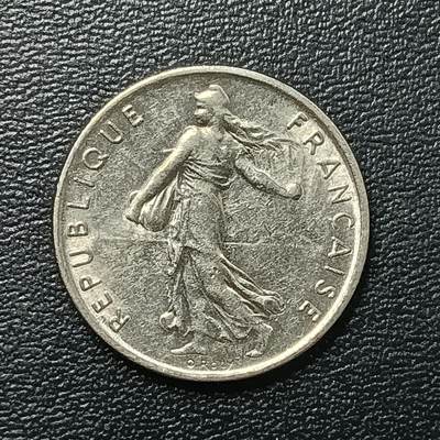 逸泉钱币2026A年十七场历代古钱世界纸钞纪念币钱币专场A2575-3175  29-68 - 2698 法国1/2法郎播种女神