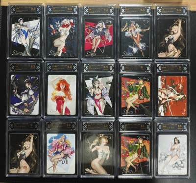 天玑星卡拍第176期《3.5周四截拍》持续收拍收评中 满赠卡需备注 - 焱卡文化 Art系列 毒瘤 限编199 CCG9.5八张+CCG9三张+CCG10四张 十五张 一套