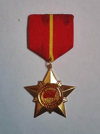 韵星假日军品类拍卖第43期 -- Rimey Holidays Militaria Auction 43 - 越南社会主义共和国三级光荣战士勋章，03年后新版