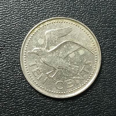 逸泉钱币2026A年十七场历代古钱世界纸钞纪念币钱币专场A2575-3175  29-68 - 2827 巴巴多斯10分硬币