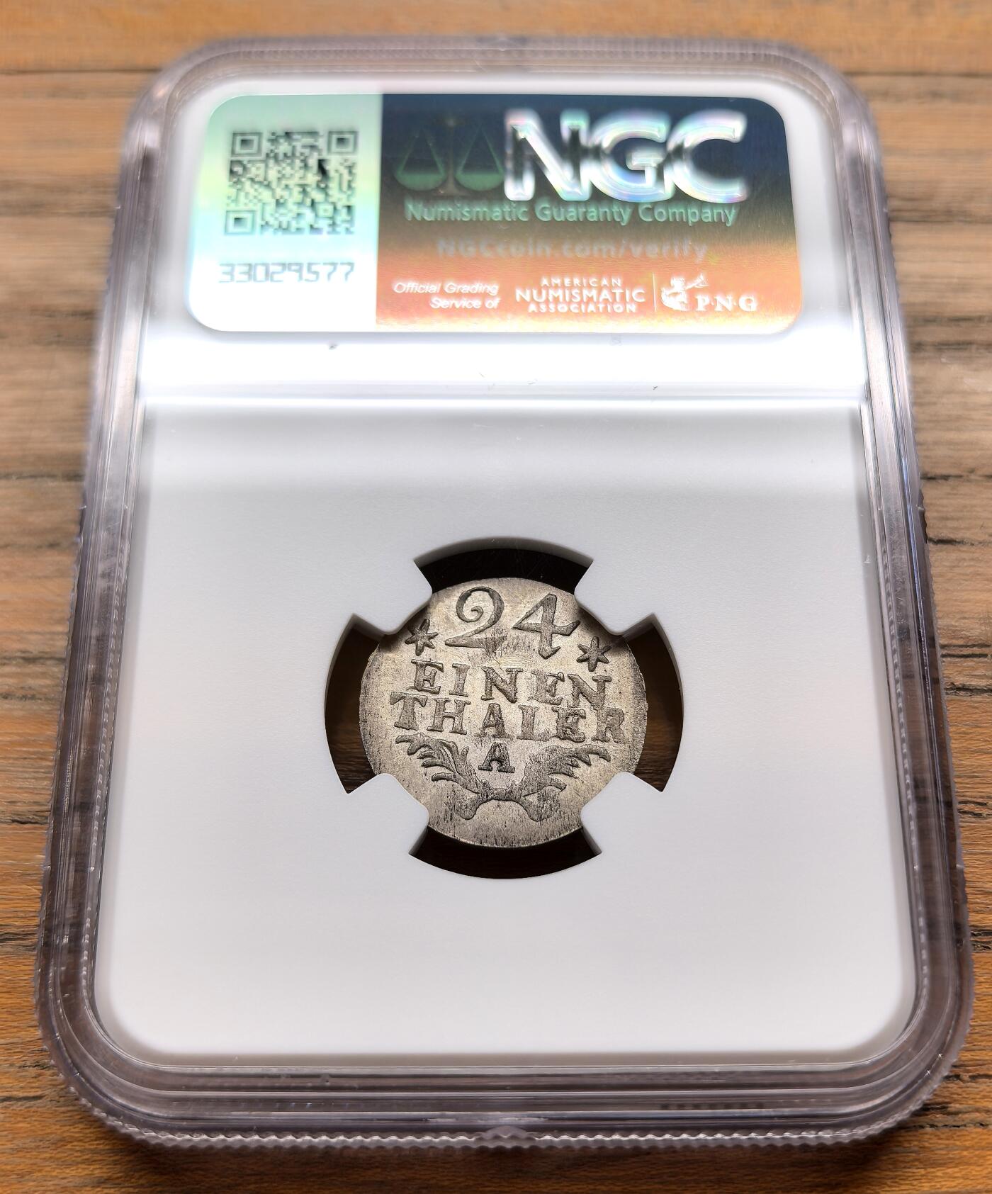 此心安处是吾乡·凡希社世界钱币微拍第三百二十期 1782A德国普鲁士腓特烈大帝1/24泰勒银币NGC-MS64