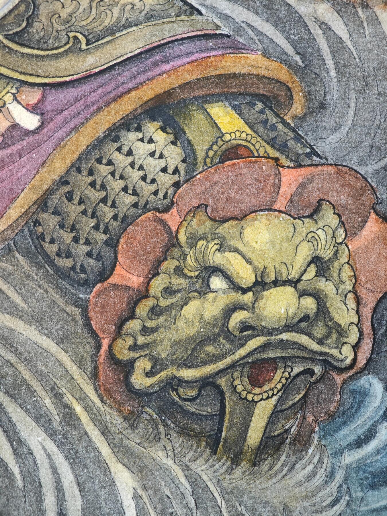 白泽拍卖卡牌手绘专场第33期（去岁千般皆如愿 今年万事定称心） 2025 刘晓明手绘画 赵公明 A3  刘晓明钤印