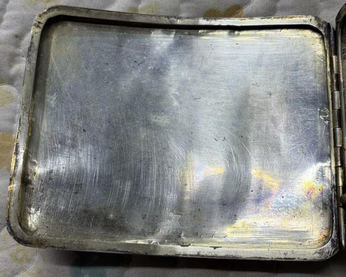 海外回流精品专场 3.7 日本回流精工银烟盒